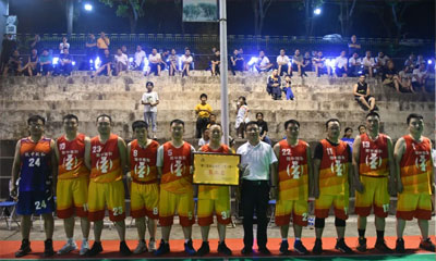 致中致和男子篮球队参加云南铜业玉溪矿业篮球赛喜获亚军