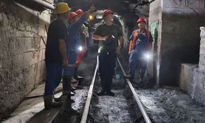 致中致和公司领导到疆锋铁矿项目部检查安全工作层